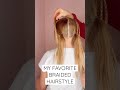 MY FAVORITE BRAIDED HAIRSTYLE | Audrey and Victoria #shorts28 #hairstyle #hairtutorial