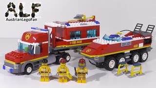 Lego City 4430 Fire Transporter / Mobile Feuerwehrzentrale - Lego Speed Build Review