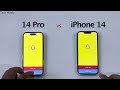 iphone 14 pro vs iphone 14 speed test