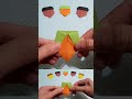 easy ´ε｀ ♡ diy origami acorn 1 簡單折紙橡實 1 🌰 iceage となりのトトロ 折り紙 종이접기 สอนพับกระดาษ origami