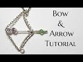 Wire Wrapped Bow and Arrow Pendant: Wire Wrapping Tutorial: DIY Jewelry