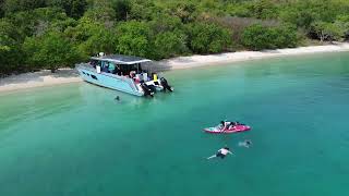 ขับเรือ Yacht ไปเล่นน้ำเกาะไผ่ น้ำใสมากๆ