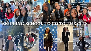 SKIPPING SCHOOL TO GO TO THE CITY | DECA competition, roaming downtown Atlanta, did I place??