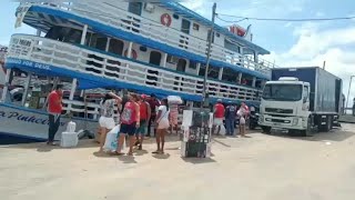 Conheça Porto Fluvial de Manaus /Rio Negro/ Centro Histórico de Manaus