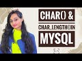 CHAR() & CHAR_LENGTH() Function in SQL/Mysql || Mysql Tutorial Series || Code With Neha