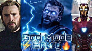 Other Superheroes entry 🔥 VS God's Entry ⚡ || Thor Status 🔥 || Invisible Thunder ⚡