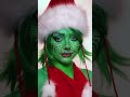 the grinch glitter edition✨🎄 makeup makeuptutorial shorts christmas