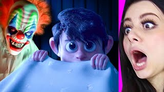 REACTING TO THE MOST CREEPY ANIMATIONS (DO NOT WATCH AT NIGHT)