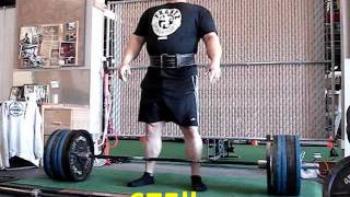 Heavy deadlift training 10-1-11