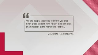 Memorial HS student one of 8 victims who died at Astroworld Festival