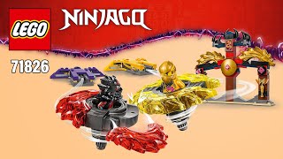 LEGO NINJAGO Dragon Spinjitzu Battle Pack (71826)[186 pcs] Step-by-Step Building Instructions | TBB