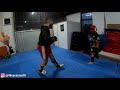 kick boks hard sparring müsabaka minik yıldız grubu