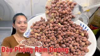 Cách làm đậu phộng rám đường giòn ngon nhâm nhi ngày tết