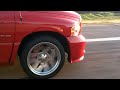 2001 ford lightning vs dodge ram srt 10 run 2