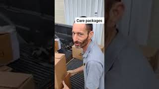 Delivering Care Packages to the Prisoners..700 care packages delivered to Inmates