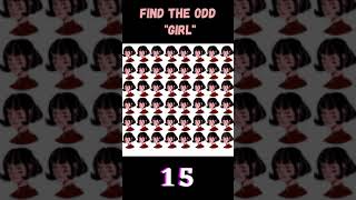 Find The Odd Girl Out 🔍l Emoji Puzzle #79 | Test Your Eyesight 👀