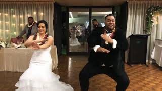 Viliami \u0026 Kelera Kamilo Pole’s Wedding Party Tongan Dance. Choreographed by Kevin Tuli. 20th Jul ‘19