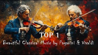 TOP 1 Beautiful Classical Music by Paganini \u0026 Vivaldi | Soothes the Nervous System, Heals the Soul