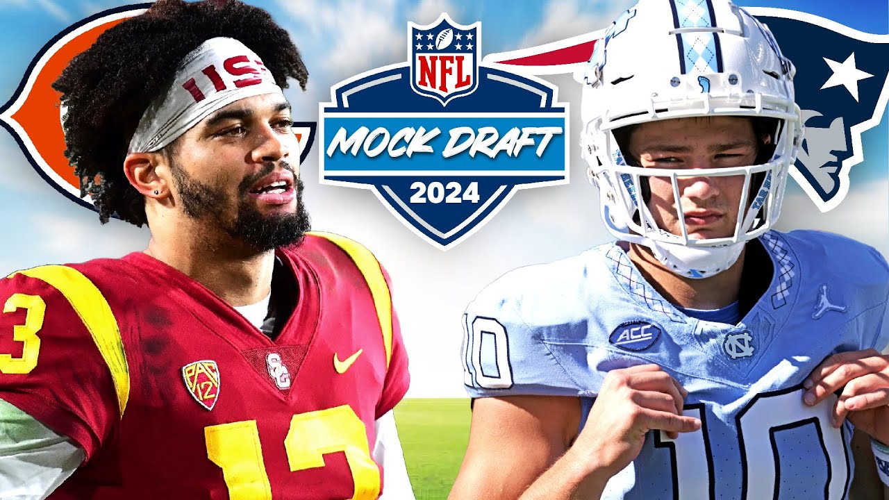 My First 2024 NFL MOCK DRAFT With Trades! - YouTube