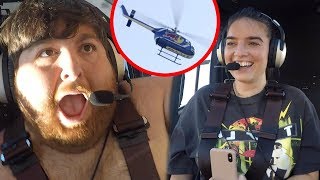 SCARING BEST FRIENDS WITH HELICOPTER RIDE!!