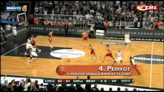 Beşiktaş Milangaz 74 Galatasaray Medical Park 65 Yarı Final 3. Maç Özeti 20.05.2012