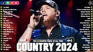 Country Music Playlist 2024 🦽 Luke Combs, Morgan Wallen, Chris Stapleton, Kane Brown, Jason Aldean