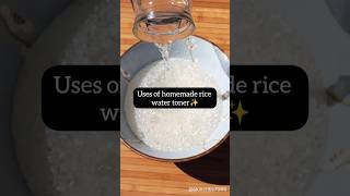 Homemade rice water toner✨🦋 #skincaretips #ricewaterbenefits #shorts #glowingskin