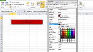Excel 2010 VBA Tutorial 54 ActiveX Controls Command Button