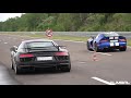 audi r8 v10 plus hpt 630hp engine start revs drag racing