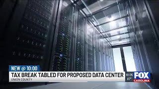 Union County data center tax breaks tabled by county council