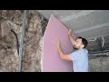 🔥 how to build a drywall cladding with 48mm framing follow these steps 🤜 metal frame