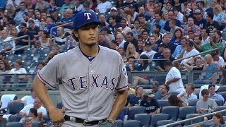 TEX@NYY: Darvish takes loss in rain-shortened start