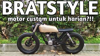 Review Honda gl 100 custom bratstyle