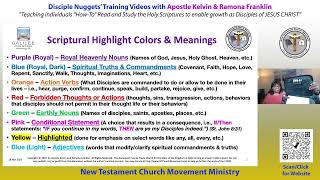 Teach Yourself the Gospel™ - Discipleship Nuggets - Ep. 1 - "How to Highlight the Scriptures"