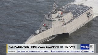 VIDEO: Austal delivers another LCS to the Navy