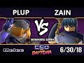 CEO 2018 SSBM - PG | Zain (Marth) Vs. PG | Plup (Sheik) Smash Melee Winners Semis