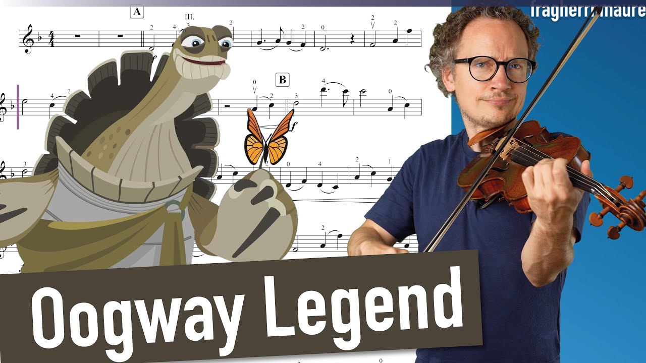 Kung Fu Panda: Oogway Ascends | Violin Sheet Music | Different Tempi ...