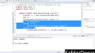 Java Programming Tutorial 12 Relational Operator and If Statement in java