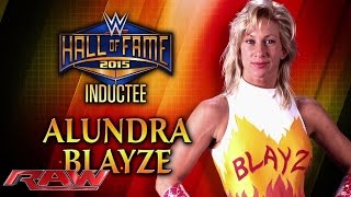 Alundra Blayze is announced for the WWE Hall of Fame Class of 2015: Raw, March 2, 2015