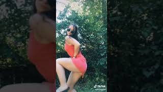 Hot girl tiktok dress upskirt dance challenge