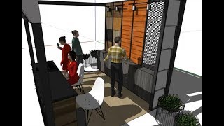 ตัวอย่างเนื้อหา Booth Workshop คอร์ส SketchUp Elearning