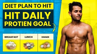 DIET PLAN to complete DAILY PROTEIN INTAKE | Weight Loss - Vegetarian & Non-Veg | Hypertroph Hindi