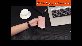 LEATHER FLIP CASE WALLET / FLIPCOVER CASE DOMPET HP BAHAN KULIT #shopee #pinky_storee