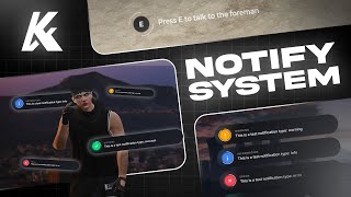 FiveM Notify System | ESX, QBCore & QBox | Modern Notifications