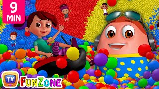 Learn Colours, Alphabets \u0026 Numbers | Surprise Eggs Ball Pit Show for Kids | ChuChu TV Funzone 3D