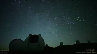 すばる-朝日星空カメラから　2021年9月29-30日 良い流星集 Meteors over Maunakea, Hawaii, 30 Sep, 2021 (UT)