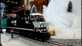 Lionel SD80MAC on my Christmas layout