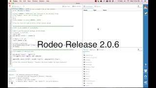 Rodeo 2.0.6 Release Video