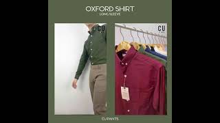 รีวิว เสื้อเชิ้ต Cotton Oxford คอปก All colors (ผู้ชาย) | CU PANTS