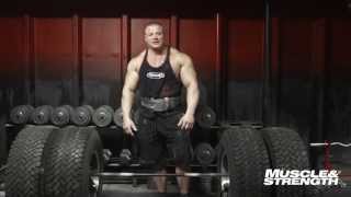 Matt Kroc,  Feats Of Strength Tire Deadlift - Muscle \u0026 Strength